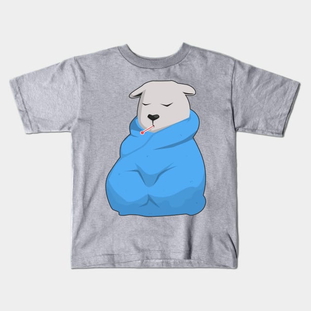 Stop sneezing, polar bear! Kids T-Shirt by FamiLane